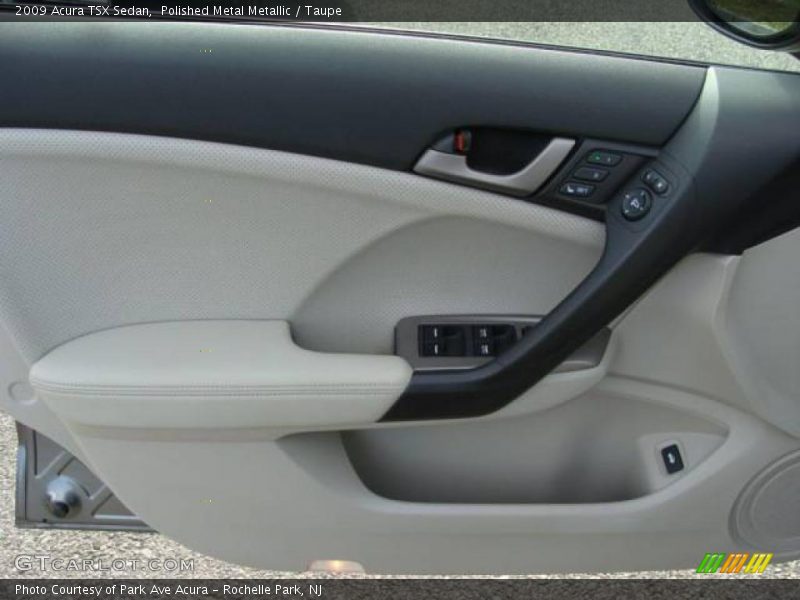 Polished Metal Metallic / Taupe 2009 Acura TSX Sedan