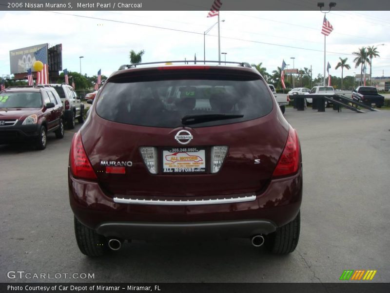 Merlot Pearl / Charcoal 2006 Nissan Murano S