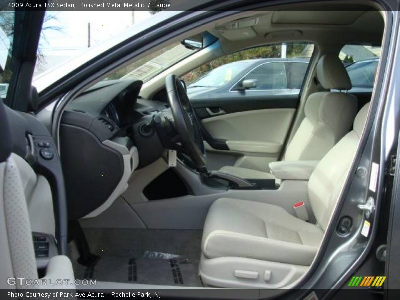 Polished Metal Metallic / Taupe 2009 Acura TSX Sedan