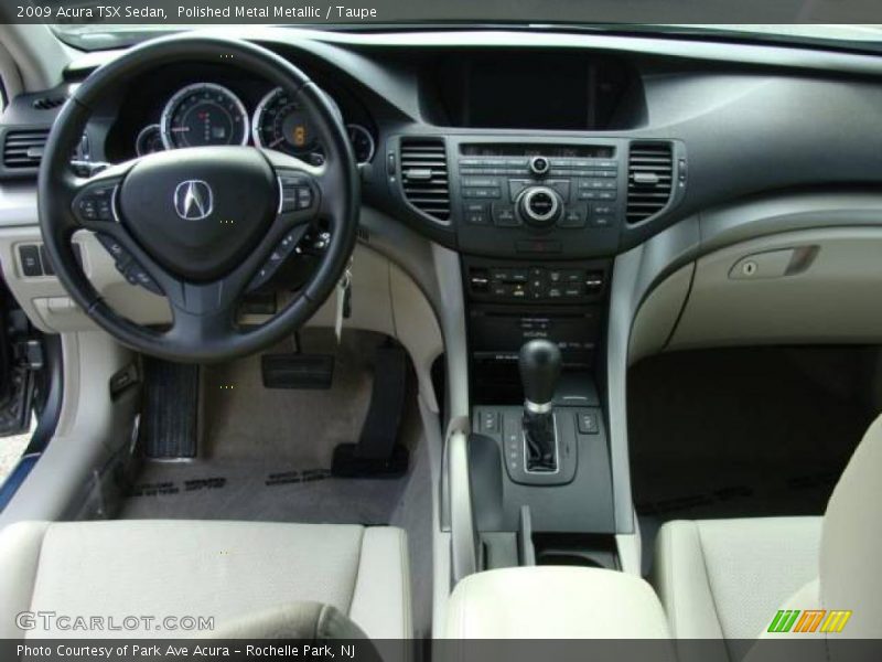 Polished Metal Metallic / Taupe 2009 Acura TSX Sedan