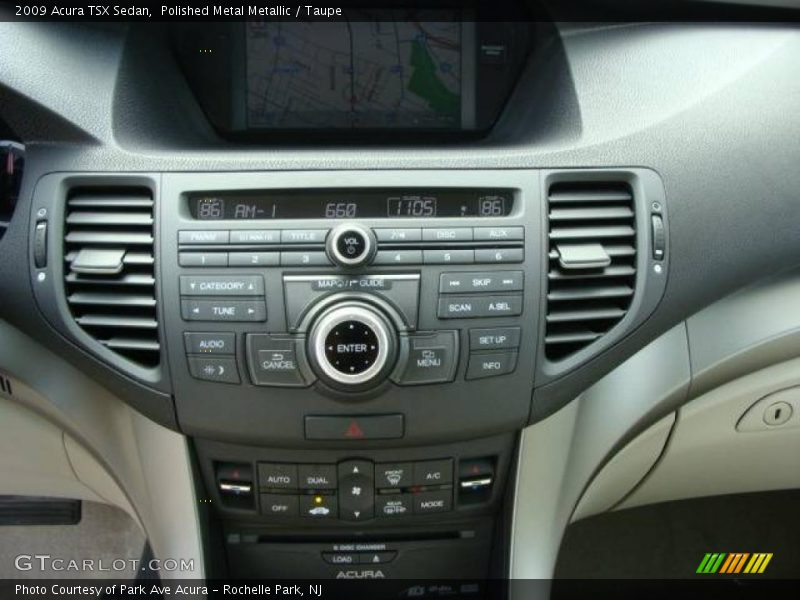 Polished Metal Metallic / Taupe 2009 Acura TSX Sedan
