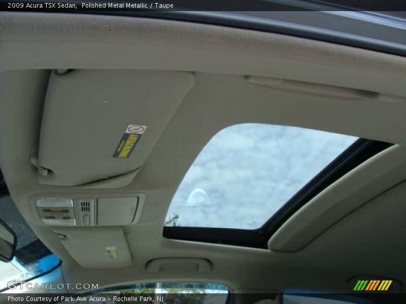 Polished Metal Metallic / Taupe 2009 Acura TSX Sedan