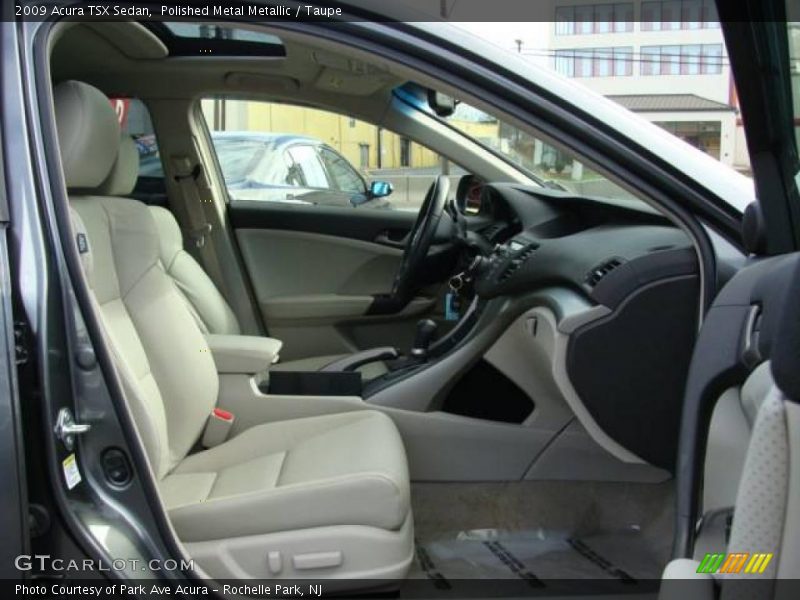 Polished Metal Metallic / Taupe 2009 Acura TSX Sedan