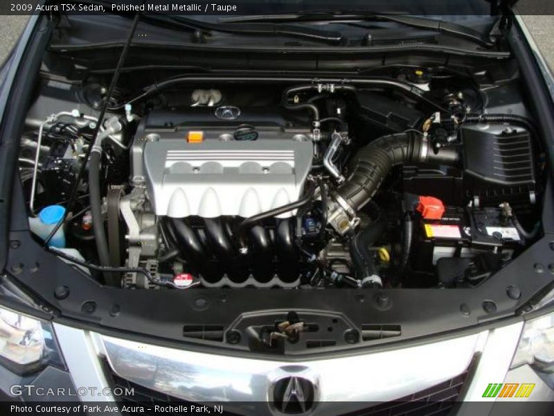Polished Metal Metallic / Taupe 2009 Acura TSX Sedan