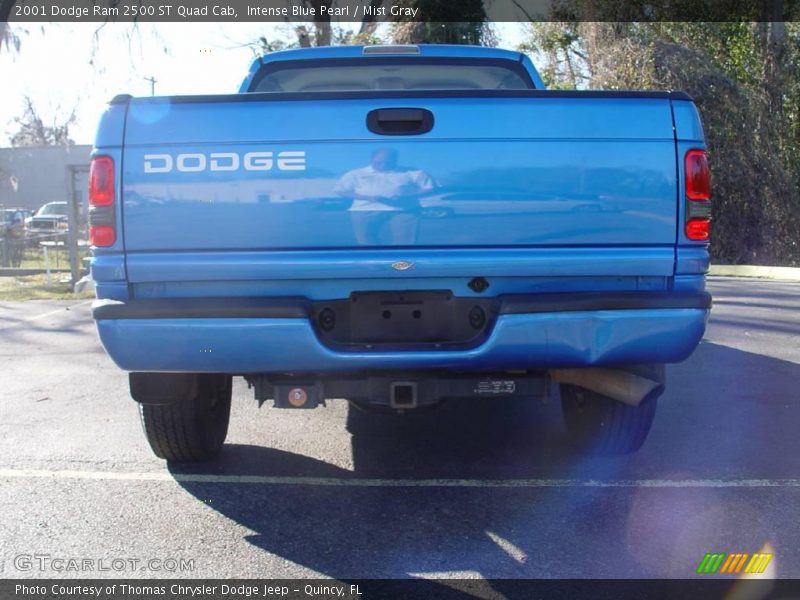 Intense Blue Pearl / Mist Gray 2001 Dodge Ram 2500 ST Quad Cab