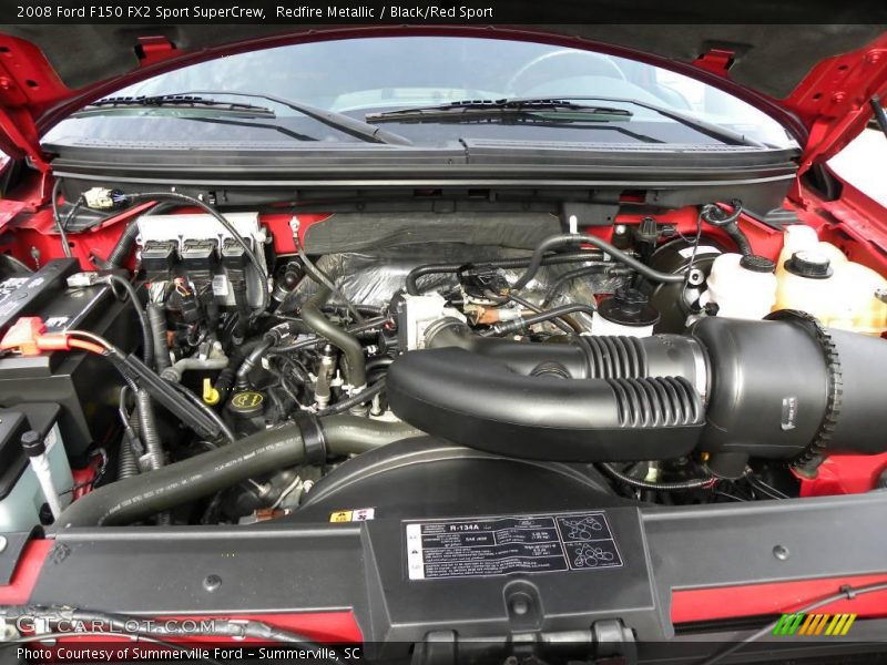 Redfire Metallic / Black/Red Sport 2008 Ford F150 FX2 Sport SuperCrew
