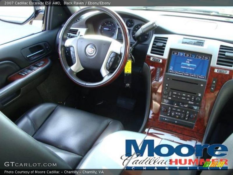 Black Raven / Ebony/Ebony 2007 Cadillac Escalade ESV AWD