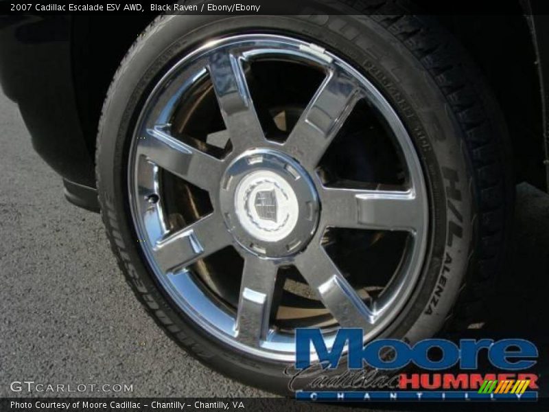 Black Raven / Ebony/Ebony 2007 Cadillac Escalade ESV AWD