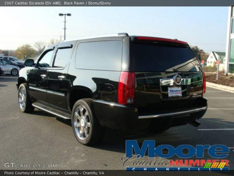 Black Raven / Ebony/Ebony 2007 Cadillac Escalade ESV AWD