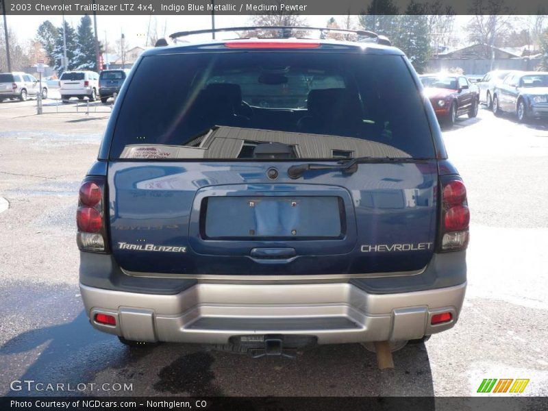 Indigo Blue Metallic / Medium Pewter 2003 Chevrolet TrailBlazer LTZ 4x4