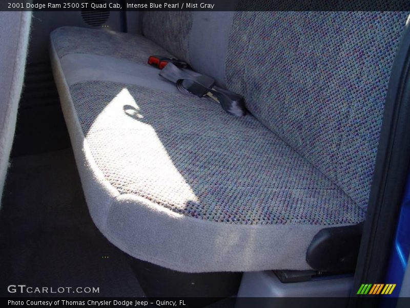 Intense Blue Pearl / Mist Gray 2001 Dodge Ram 2500 ST Quad Cab