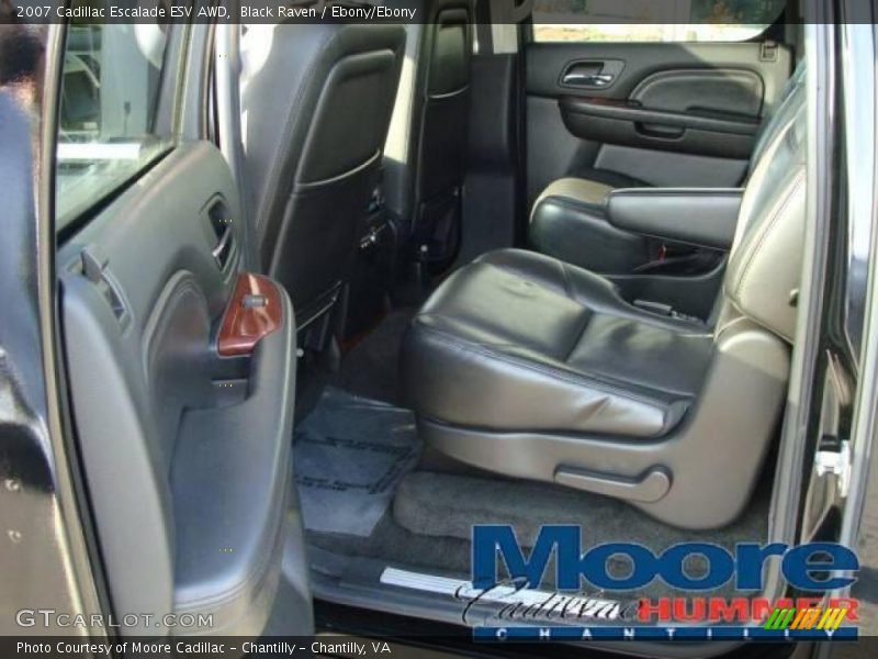 Black Raven / Ebony/Ebony 2007 Cadillac Escalade ESV AWD