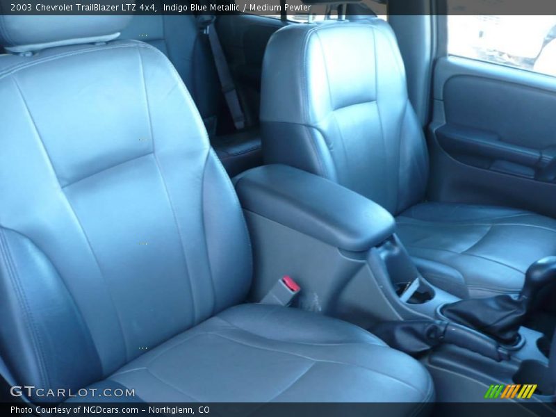 Indigo Blue Metallic / Medium Pewter 2003 Chevrolet TrailBlazer LTZ 4x4