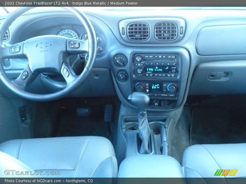 Indigo Blue Metallic / Medium Pewter 2003 Chevrolet TrailBlazer LTZ 4x4