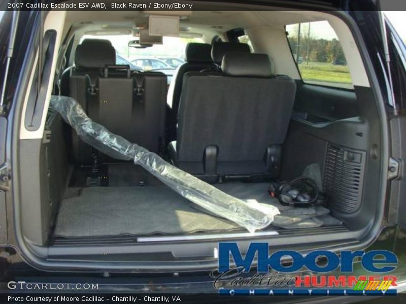 Black Raven / Ebony/Ebony 2007 Cadillac Escalade ESV AWD