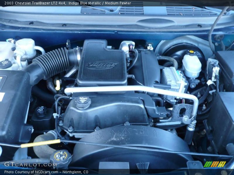 Indigo Blue Metallic / Medium Pewter 2003 Chevrolet TrailBlazer LTZ 4x4