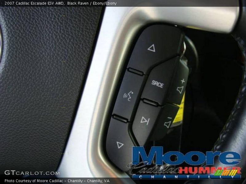 Black Raven / Ebony/Ebony 2007 Cadillac Escalade ESV AWD