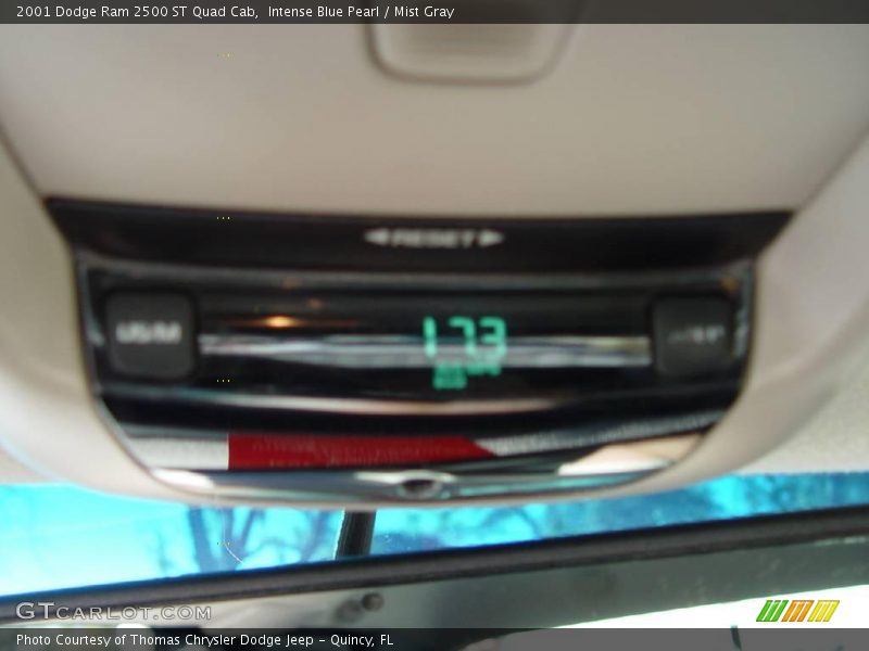 Intense Blue Pearl / Mist Gray 2001 Dodge Ram 2500 ST Quad Cab