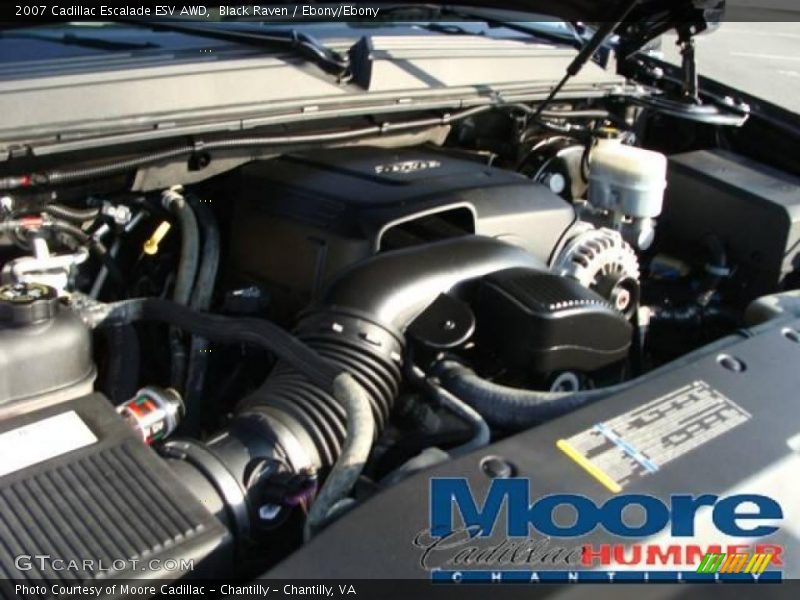 Black Raven / Ebony/Ebony 2007 Cadillac Escalade ESV AWD