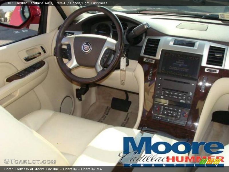 Red-E / Cocoa/Light Cashmere 2007 Cadillac Escalade AWD