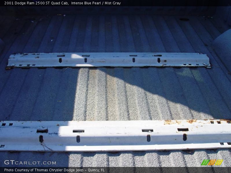 Intense Blue Pearl / Mist Gray 2001 Dodge Ram 2500 ST Quad Cab