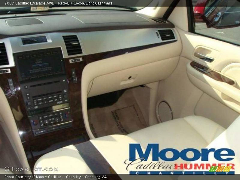 Red-E / Cocoa/Light Cashmere 2007 Cadillac Escalade AWD