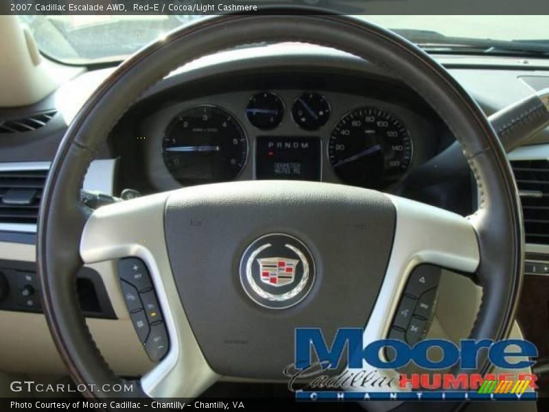 Red-E / Cocoa/Light Cashmere 2007 Cadillac Escalade AWD