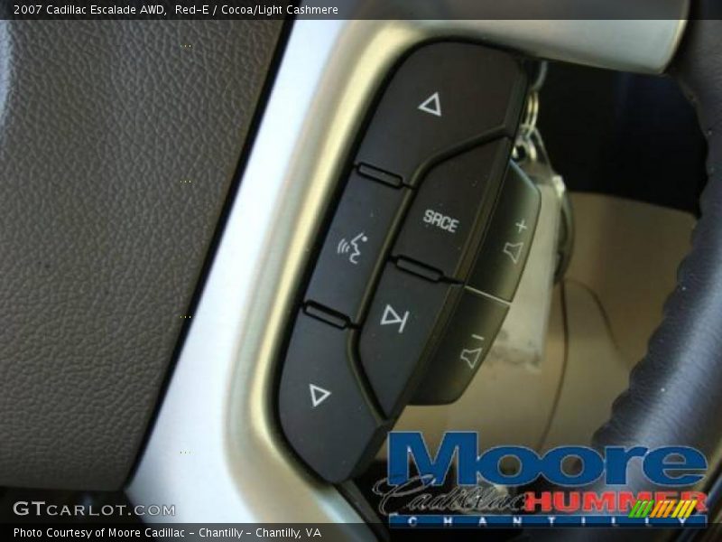 Red-E / Cocoa/Light Cashmere 2007 Cadillac Escalade AWD