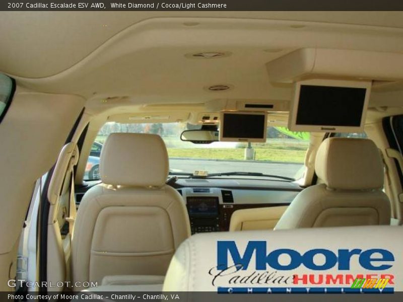 White Diamond / Cocoa/Light Cashmere 2007 Cadillac Escalade ESV AWD