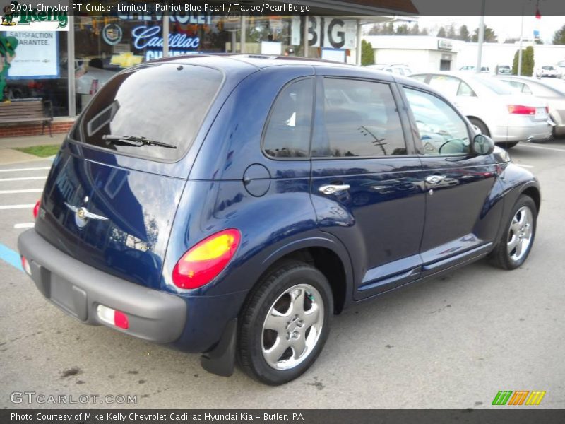 Patriot Blue Pearl / Taupe/Pearl Beige 2001 Chrysler PT Cruiser Limited