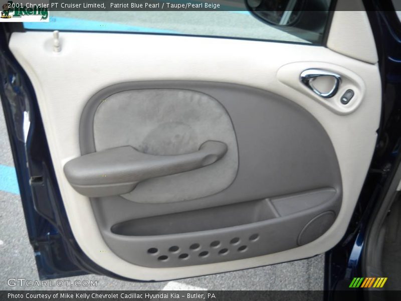 Patriot Blue Pearl / Taupe/Pearl Beige 2001 Chrysler PT Cruiser Limited