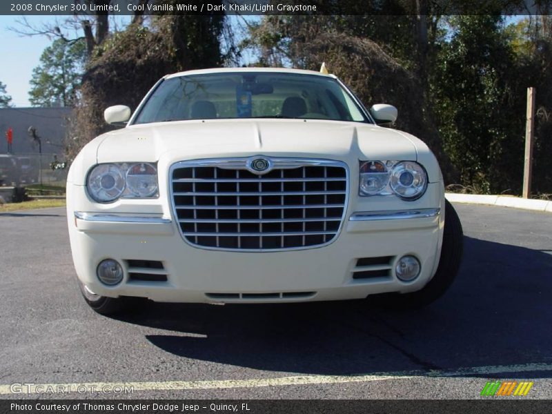 Cool Vanilla White / Dark Khaki/Light Graystone 2008 Chrysler 300 Limited