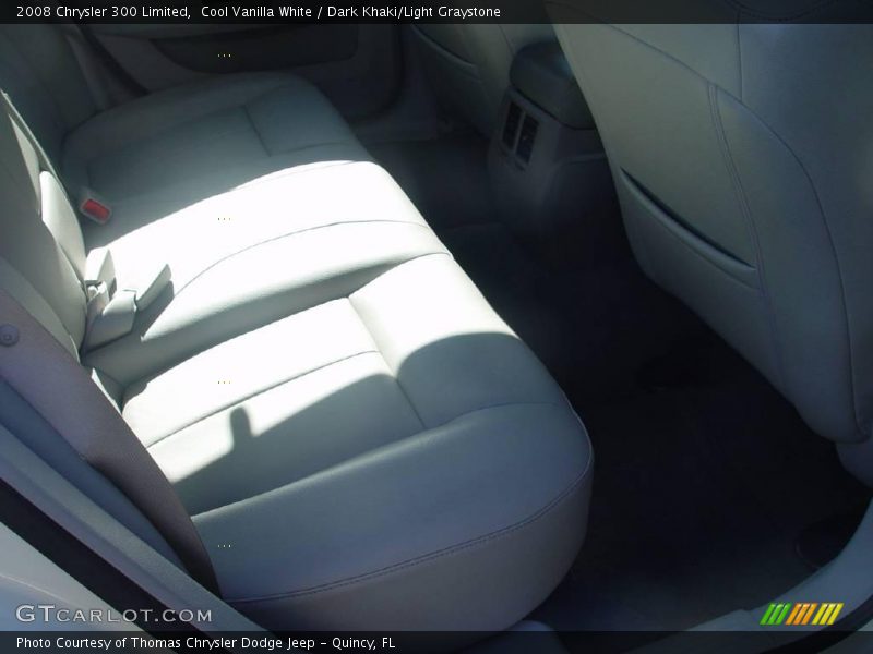 Cool Vanilla White / Dark Khaki/Light Graystone 2008 Chrysler 300 Limited
