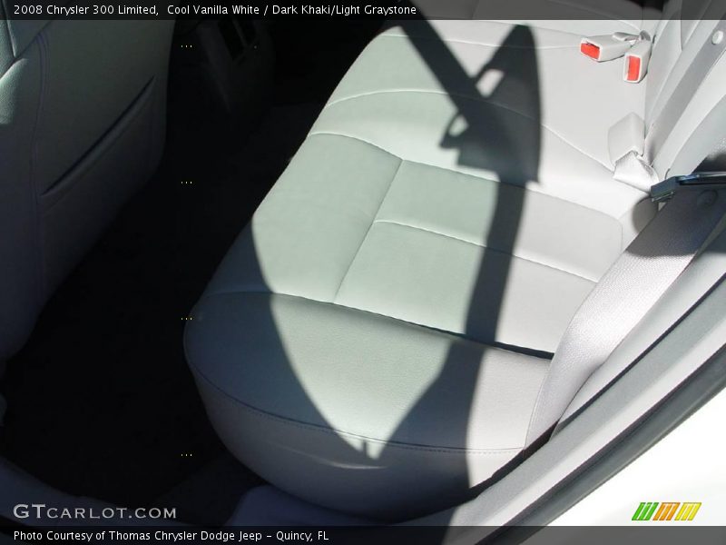 Cool Vanilla White / Dark Khaki/Light Graystone 2008 Chrysler 300 Limited