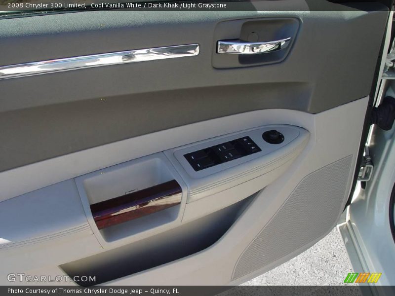 Cool Vanilla White / Dark Khaki/Light Graystone 2008 Chrysler 300 Limited
