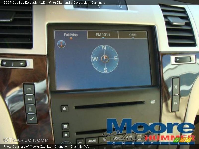 White Diamond / Cocoa/Light Cashmere 2007 Cadillac Escalade AWD