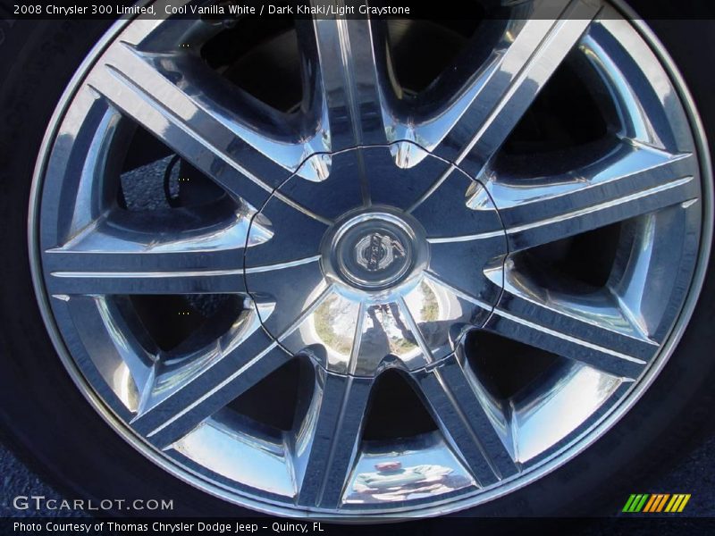 Cool Vanilla White / Dark Khaki/Light Graystone 2008 Chrysler 300 Limited