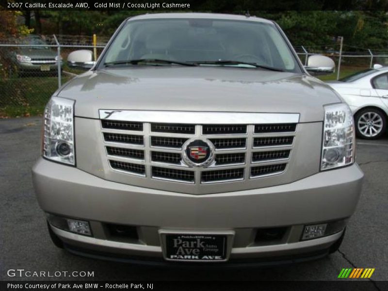 Gold Mist / Cocoa/Light Cashmere 2007 Cadillac Escalade AWD