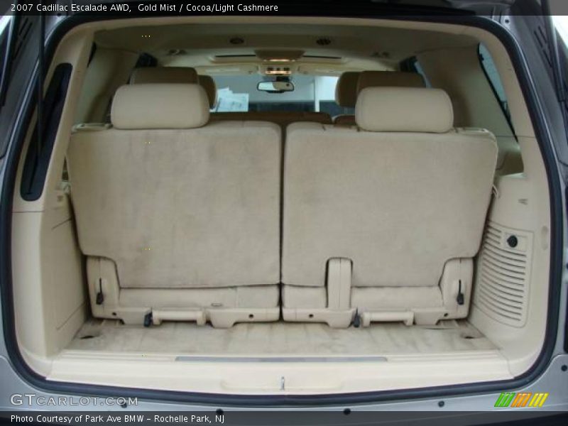 Gold Mist / Cocoa/Light Cashmere 2007 Cadillac Escalade AWD