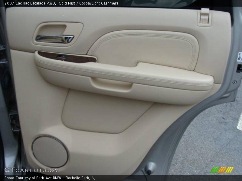Gold Mist / Cocoa/Light Cashmere 2007 Cadillac Escalade AWD