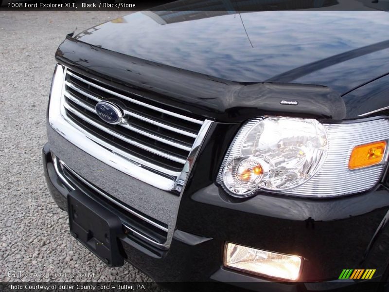 Black / Black/Stone 2008 Ford Explorer XLT