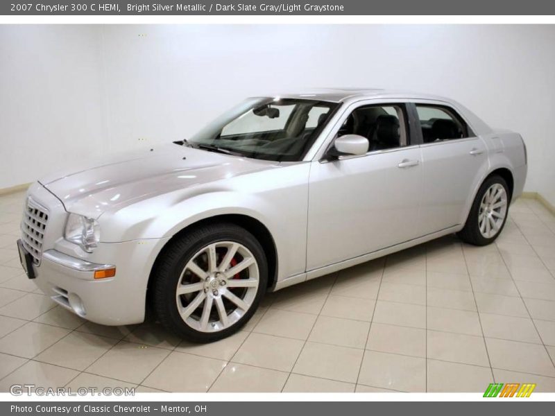Bright Silver Metallic / Dark Slate Gray/Light Graystone 2007 Chrysler 300 C HEMI