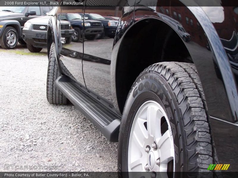 Black / Black/Stone 2008 Ford Explorer XLT