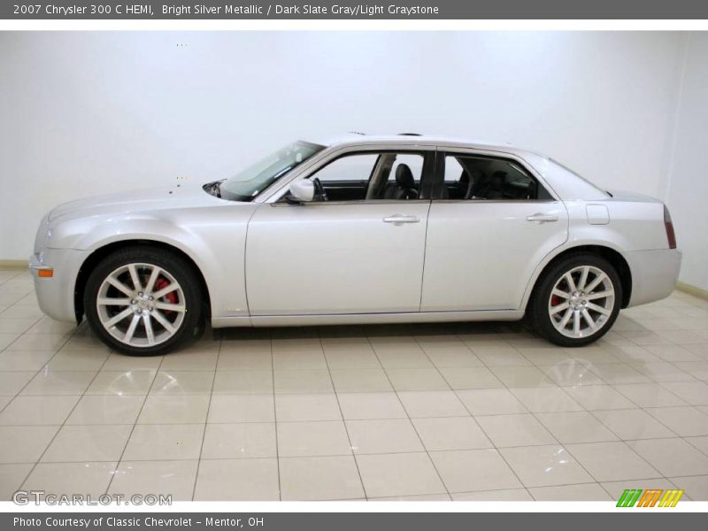 Bright Silver Metallic / Dark Slate Gray/Light Graystone 2007 Chrysler 300 C HEMI
