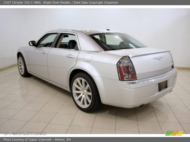 Bright Silver Metallic / Dark Slate Gray/Light Graystone 2007 Chrysler 300 C HEMI