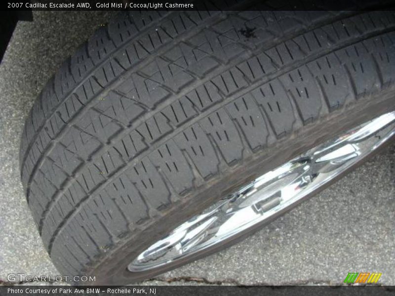 Gold Mist / Cocoa/Light Cashmere 2007 Cadillac Escalade AWD