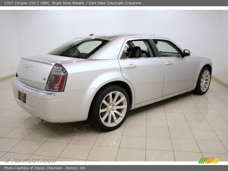 Bright Silver Metallic / Dark Slate Gray/Light Graystone 2007 Chrysler 300 C HEMI