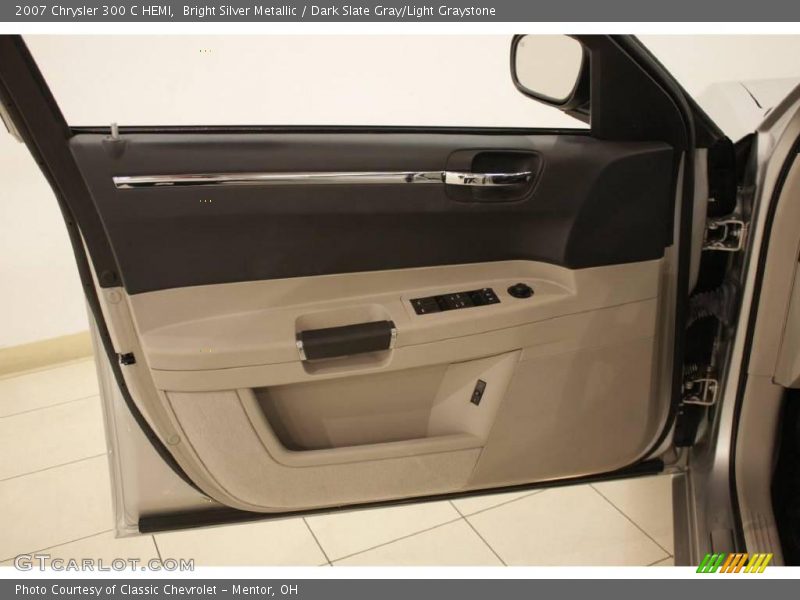 Bright Silver Metallic / Dark Slate Gray/Light Graystone 2007 Chrysler 300 C HEMI