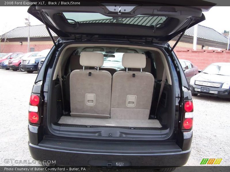 Black / Black/Stone 2008 Ford Explorer XLT