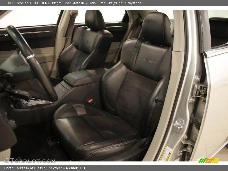 Bright Silver Metallic / Dark Slate Gray/Light Graystone 2007 Chrysler 300 C HEMI